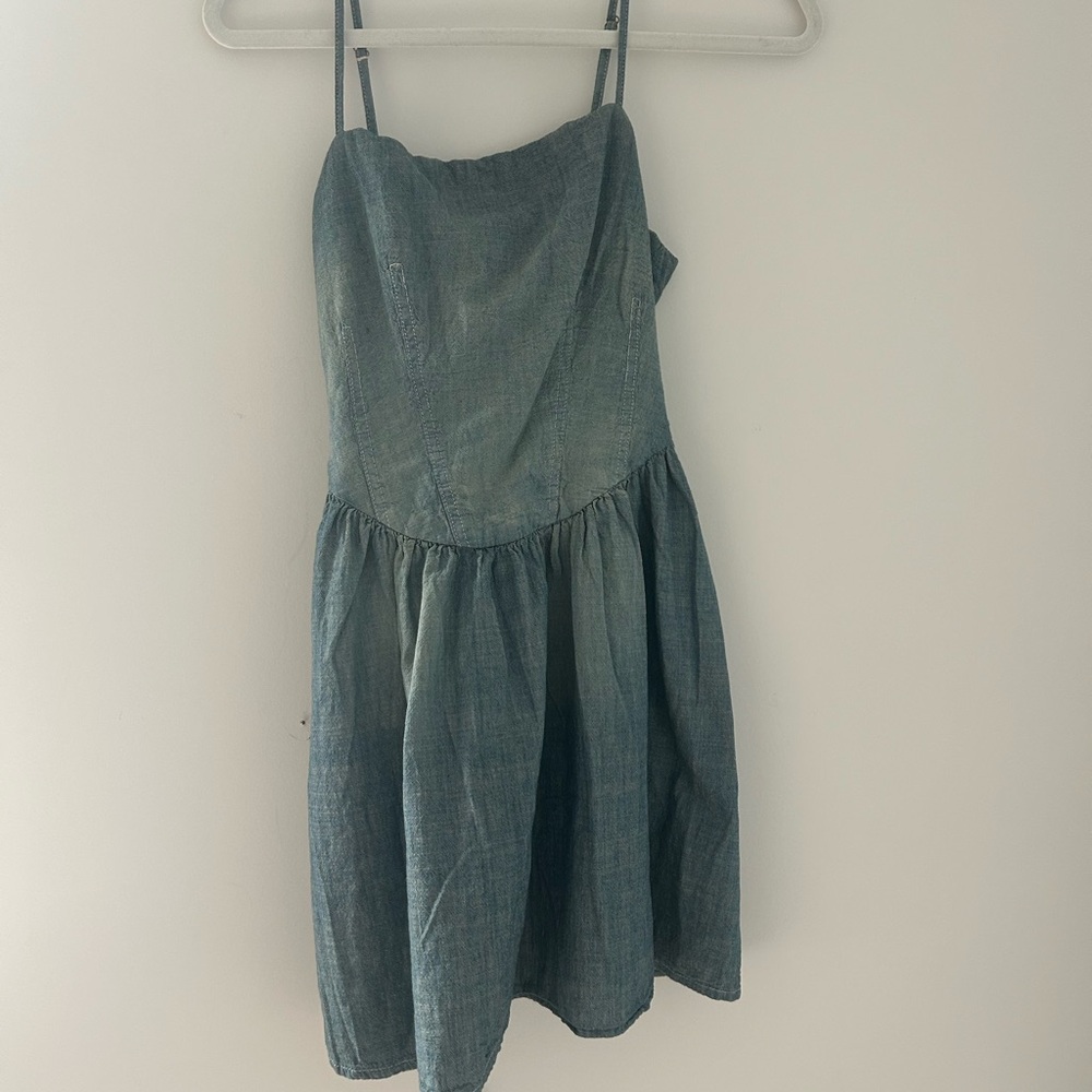 Re/Done Blue Denim Dress